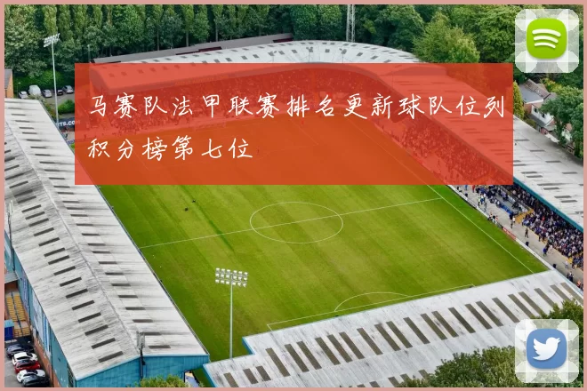 马赛队法甲联赛排名更新球队位列积分榜第七位